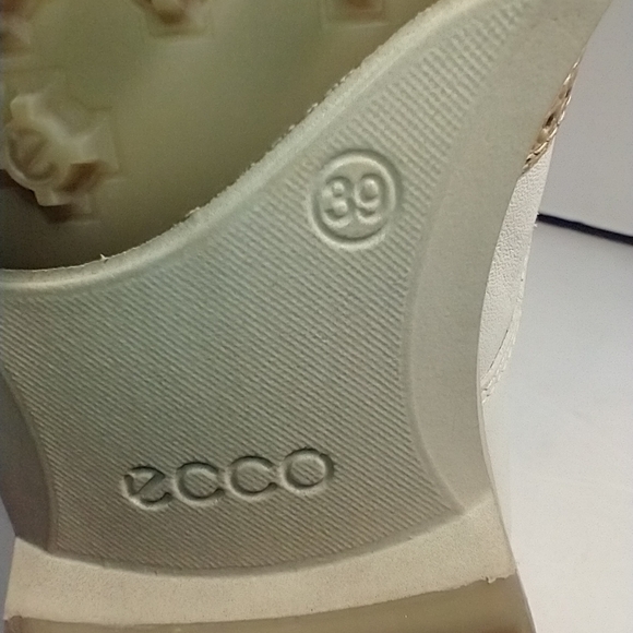 Ecco Hydromax Wingtip Oxford Golf Shoes Women’s sz 8(39). - Picture 9 of 10